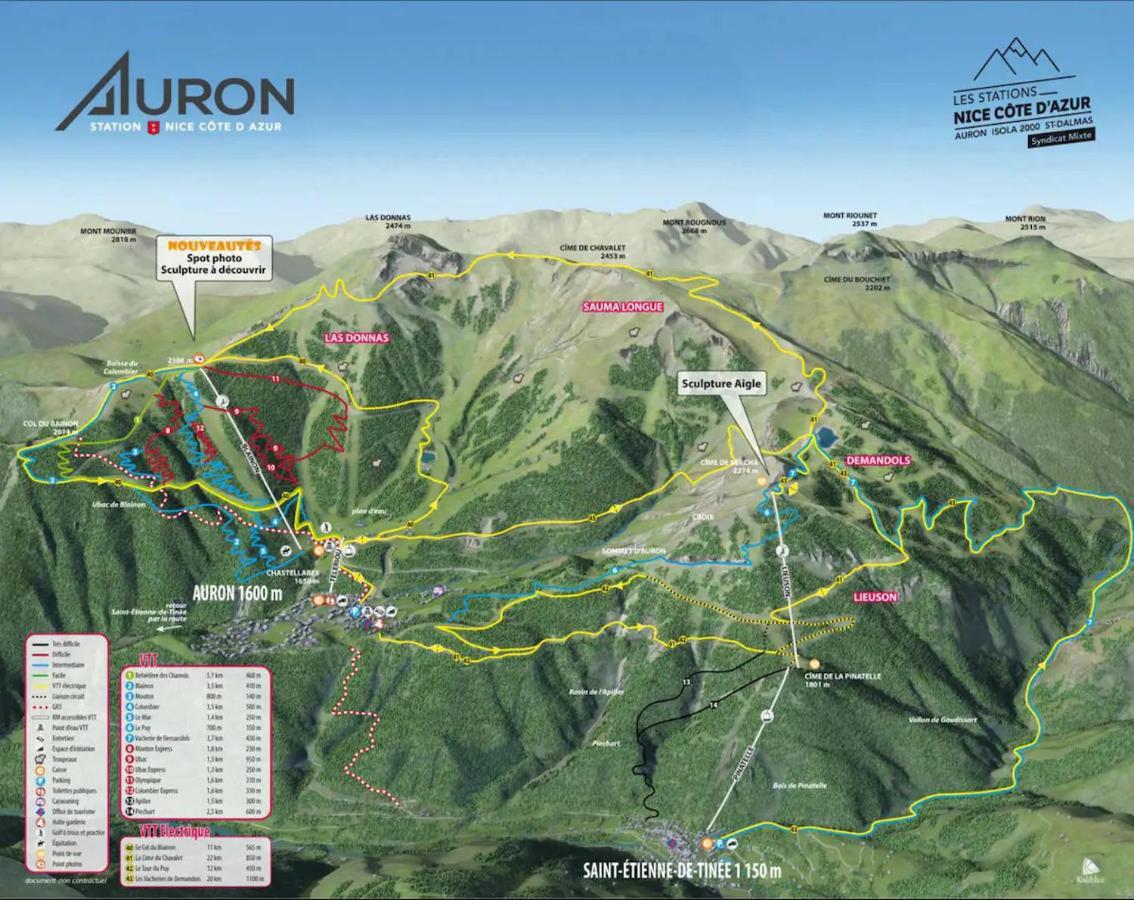 Studio Les 3 Lys Auron Zewnętrze zdjęcie
